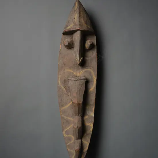 Papua New Guinea wood/oche mask,
